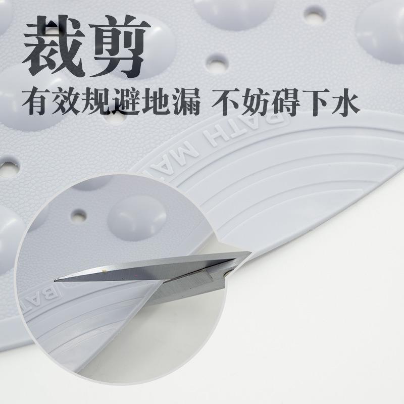 厂家淋浴房防滑垫圆形浴室洗澡地板脚垫子卫生间洗手厕所摔地垫