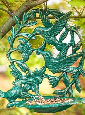 Iron Feeder Retro Wall-mounted Bird Feeder Decorative Brand
