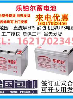 乐珀尔蓄电池12V7AH12a17a20a24a38a40a55a65a80a100a120a150a200