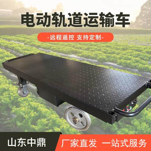 小型货运轨道电动小火车遥控运输车运菜车温室大棚拉菜车农用车
