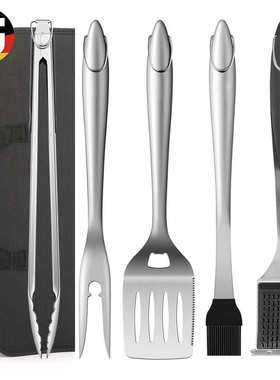 不锈钢烧烤工具套装BBQ Grill Tools 户外露营烧烤烹饪烤铲叉烤钳