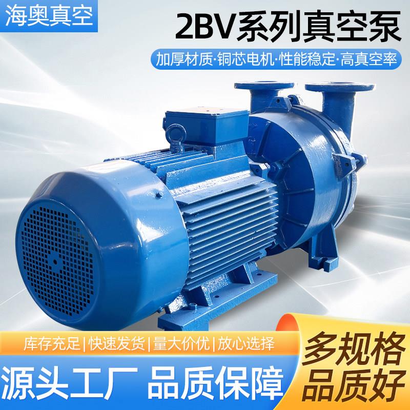 2bv水环式真空泵 工业用高真空卧式液环循环水帮浦高精度水环真空