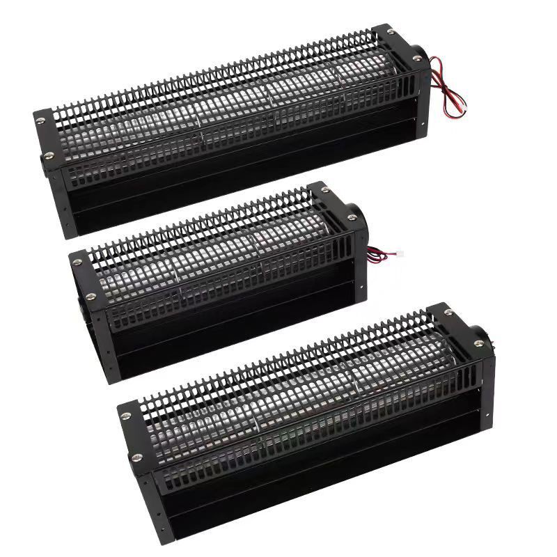 横流贯流风机工业散热风扇直流DC12V/24V滚筒式 除湿机空气净化器