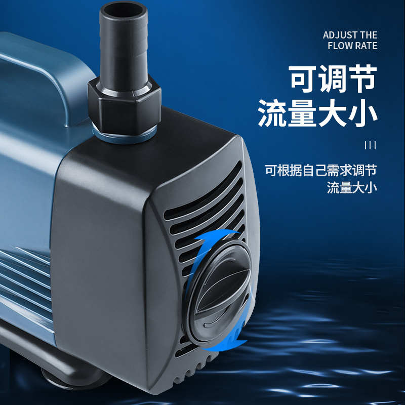 鱼缸侧吸水泵过滤器循环水陆两用超静音家用小型换抽水泵潜水泵