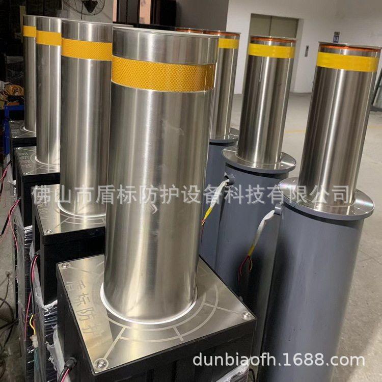 盾标厂家源头升降柱现货兰州甘肃陕西景区校园全自动液压路障