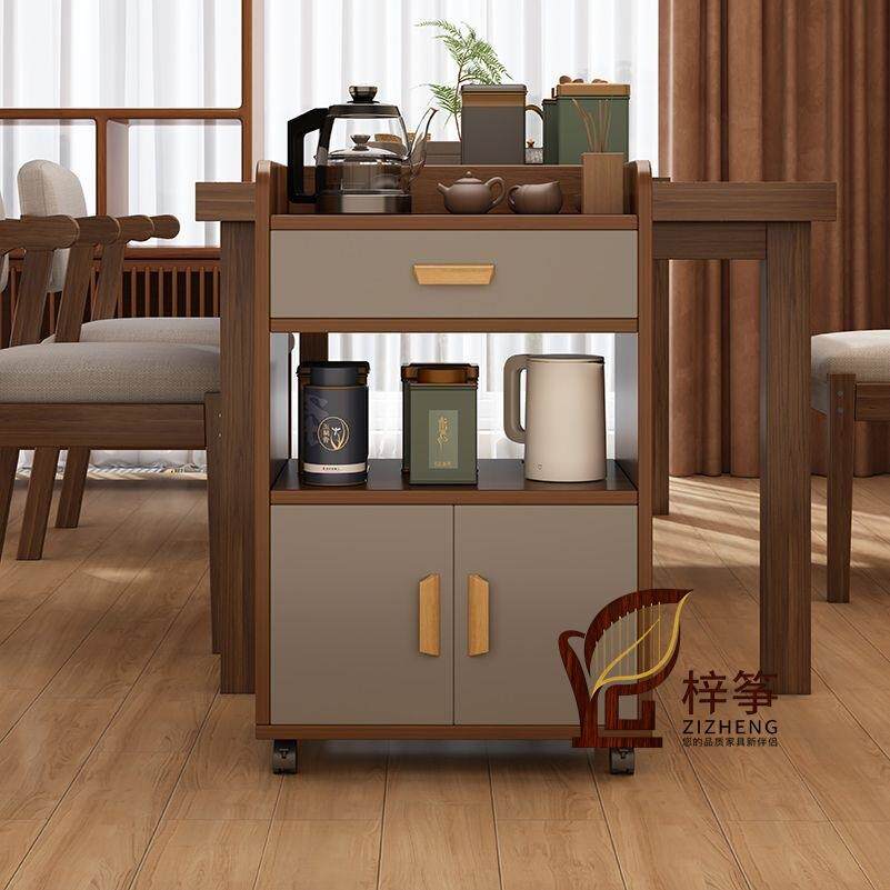 茶水柜餐边柜靠墙一体小柜子储物柜客厅边柜置物柜矮柜立柜收纳柜