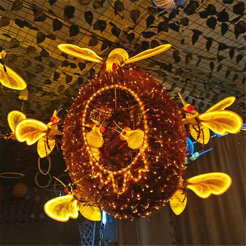 LED户外仿真动态动物昆虫灯景观文旅亮化公园景区草坪发光造景