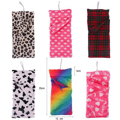 Barbies Christmas Doll Clothes Sleeping Bags Plush Pajamas A