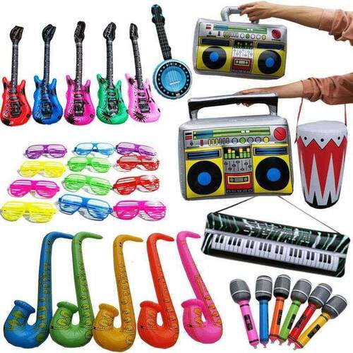 Flame Colorful Inflatable Guitar Children's Stage Music