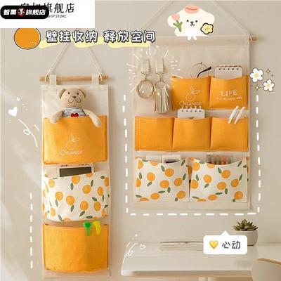 护士更衣柜收纳神器门口袋挂袋墙挂式布艺大容量可爱浴室挂袋