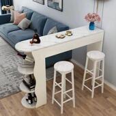 小户型吧台桌家用简约现代客厅玄关小吧台沙发边几餐厅轻奢隔断柜