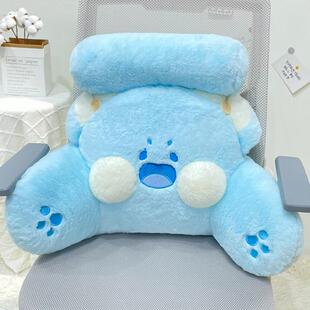 嘟嘟喵床头靠垫嘟嘟猫靠枕学生宿舍床上护腰靠背垫寝室大靠背