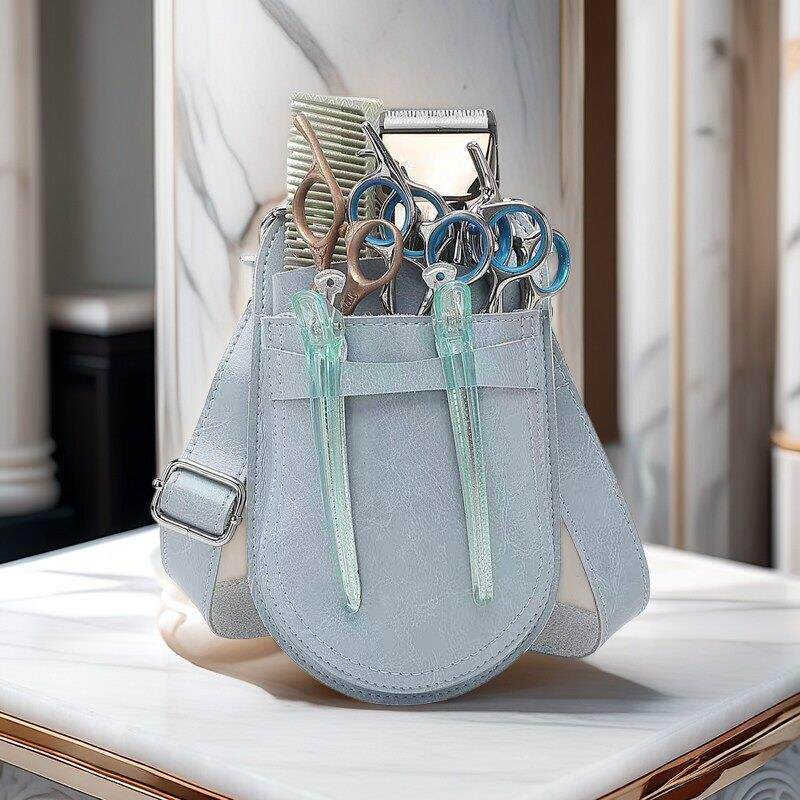 个性美发剪刀包新款时尚v发型师腰包潮流斜挎包宠物美容工具包