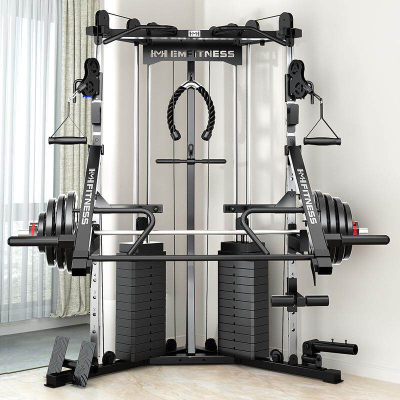 小飞鸟龙门架综合训练器家用多功能一体高拉划船夹胸深蹲健身器材