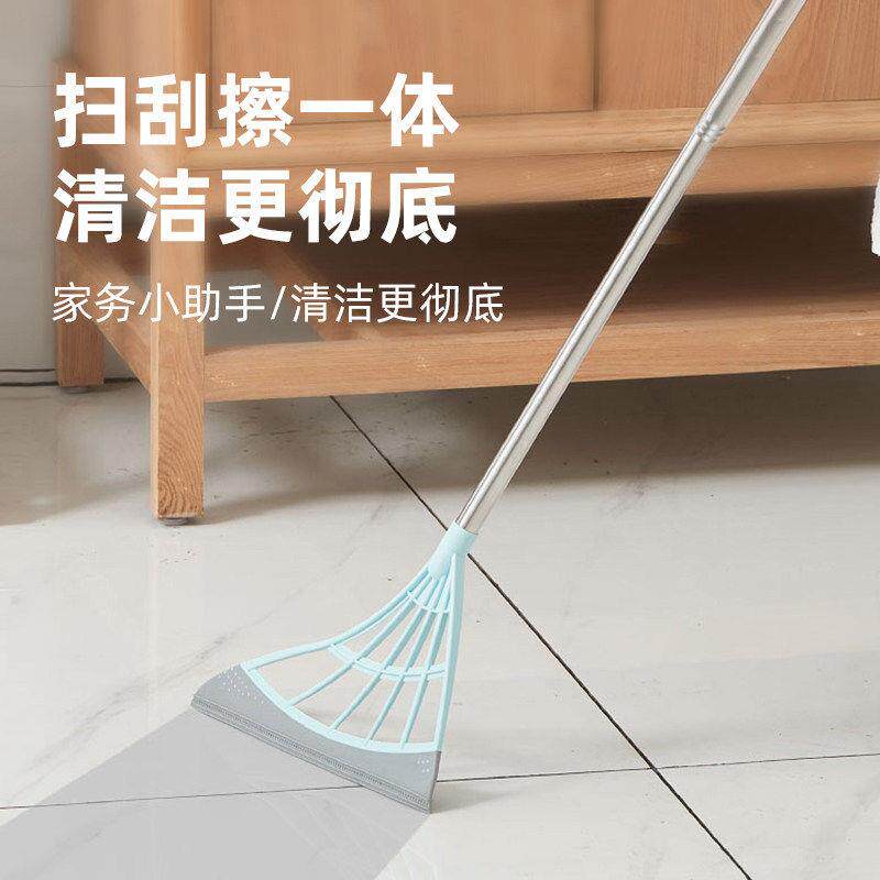 魔术扫把家用扫地扫把不粘头发笤帚扫帚软矽胶拖把化妆室刮水