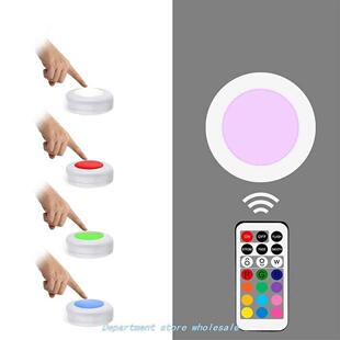 cabinet ambient light led downlight rgb 4w lamp with remote
