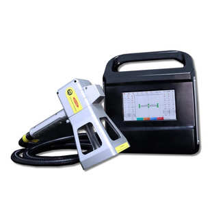 手持光纤激光打标机金属塑料汽配五金机械迷你便携移动式激光雕刻