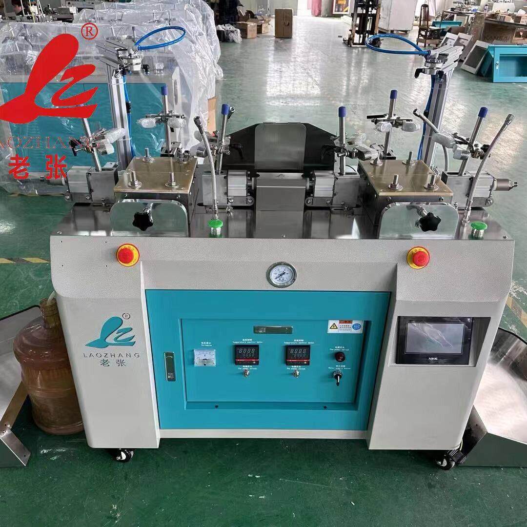 厂家定制自动棒球帽整烫机PLC双头 内置锅炉 自动出蒸汽 电脑控制