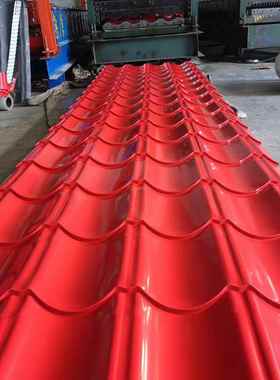 屋面彩钢仿仿琉24268璃瓦仿828型古瓦装饰压型板铝镁锰屋面古古瓦