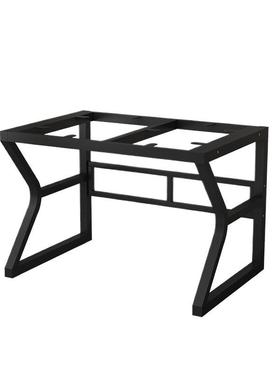 铁ZCE艺子桌脚支架属架子书桌腿电脑桌架实木板办脚架公金桌支撑