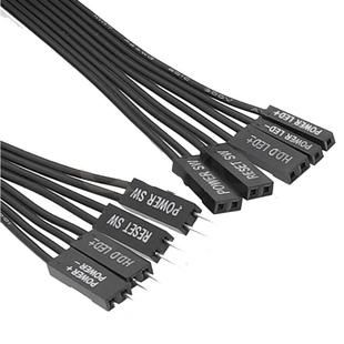 桌面主板开关跳线9Pin 9Pin延长线Boot Restart机箱主板公母延长