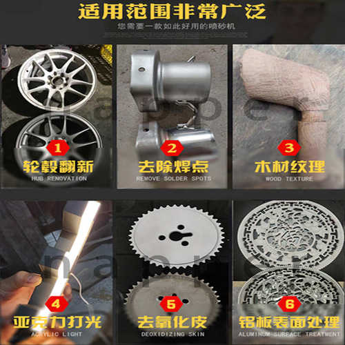 高压喷沙除锈喷砂设备批发厂家手动新款不锈钢抛光模具无尘机小型