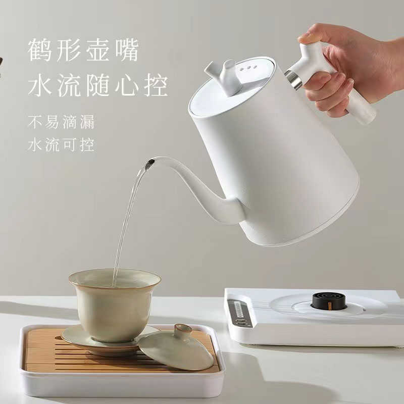 智能恒温电热水壶手冲控温咖啡壶304不锈钢烧水壶长嘴泡茶温控壶