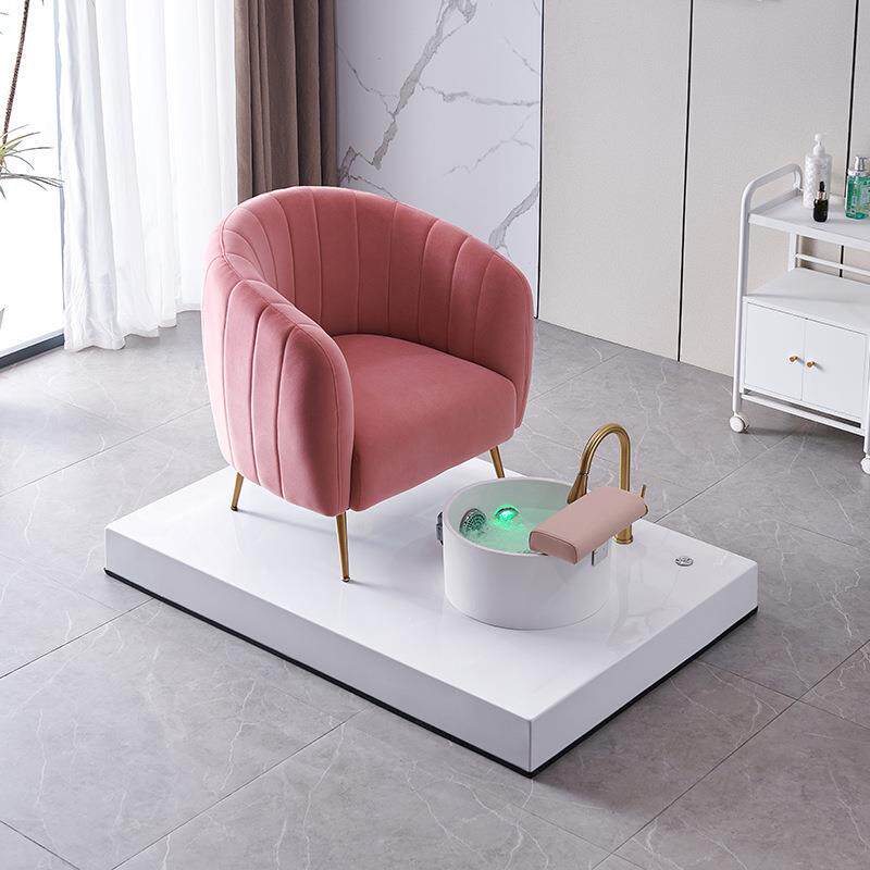 美甲沙发电动足浴按摩椅手足护理多功能洗脚椅专用美睫沙发美足椅