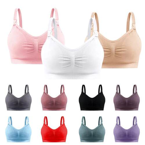 Maternity Bras Double Layer Seamless Bra Pregnancy Clothes P