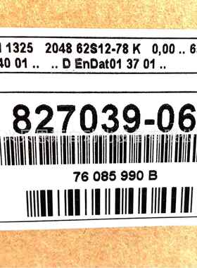EQN1325 2048 6212-78 ID827039-05/586653-04海德汉伺服编码器