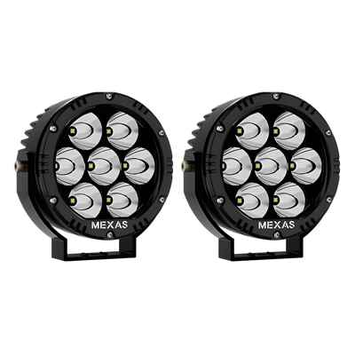 R7MAX 7珠单光摩托机车射灯 4.5寸140W 高亮远射智能温控