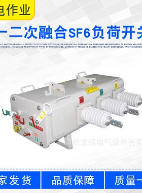 FLW34户外12KV一二次融合柱上SF6负荷开关断路器高压真空开关