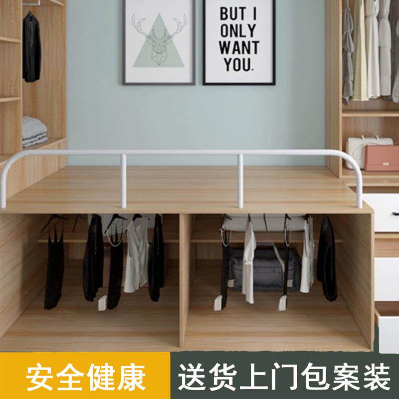 新款直销儿童半高床组合榻榻米床衣柜一体省空间多功能男孩楼梯床