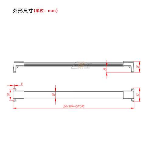 房车发光扶手 发光拉手上车扶手门口把手12V拉手房车配件源头厂家
