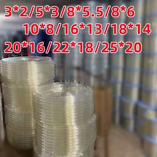 非标PU气管3x2/5x3/8x6/10x8空压机气泵高压软管22/25mm现货供应