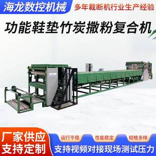 撒粉复合机沙发无纺布涂胶机自动化砂纸功能鞋 垫竹炭撒粉复合机