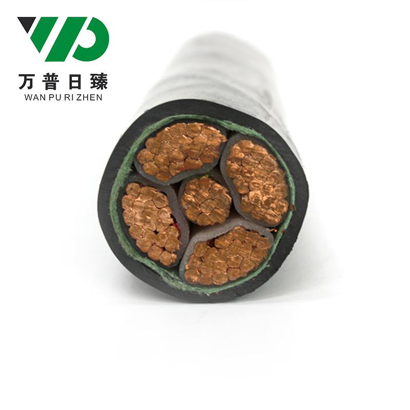 上海万普线缆可加工生产YJV4x70+1x35优质铜芯电缆5芯