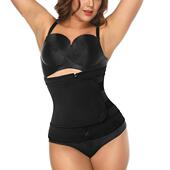 直销新款 束腹带跨境女士美体健身魔术贴拉链收腹带欧美护腰运动塑