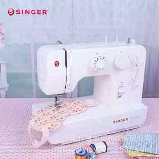 胜家1412全自动多功能缝纫机家用小型电动脚踏板缝纫机台式带锁边