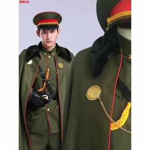 老九门同款军阀大衣男cosplay服 装民国大帅服佛爷披风少帅服军阀