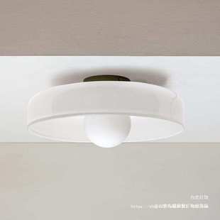 入户灯具简约玄关法式 吸顶灯北欧孟菲斯复古现代玻璃灯衣帽阳台间