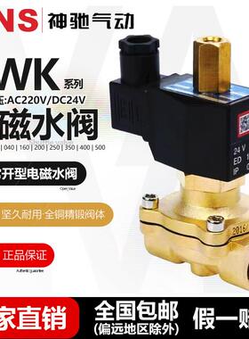 SNS神驰常开 电磁阀水阀2WK025-08 2WK160-15 2WK200-20 2WK250-2