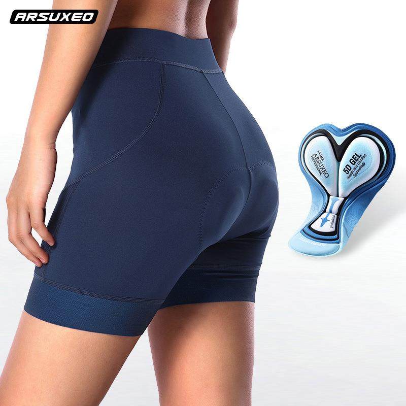 自行车骑行服女夏运动健身内裤三分短裤硅胶减震舒适高弹紧身透气
