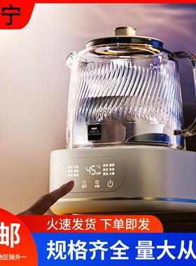 康宁二代全玻璃养生壶家用煮茶器多功能电热水壶新款办公室烧水壶