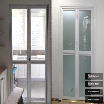 【香港】小型折叠门浴室门厕所门厨房门阳台门吊轨门铝合金门