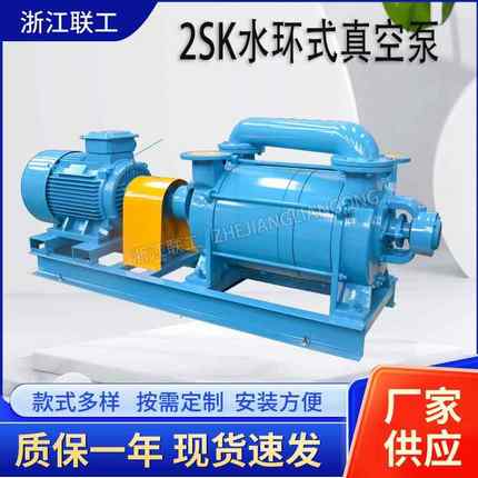 2SK水环式真空泵卧式电动2SK-1.5-3-6-9-12-15-20-30水环真空泵