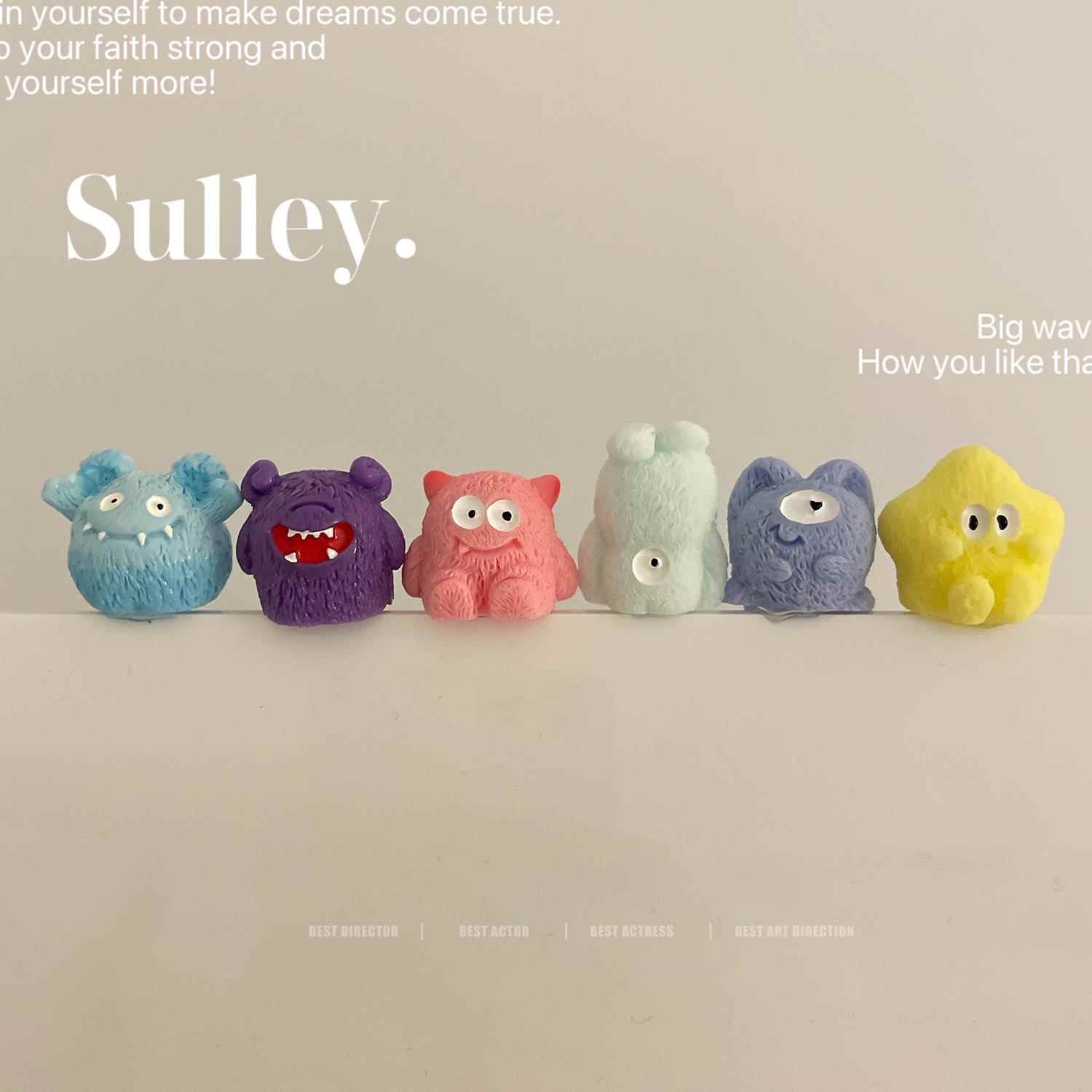 工位长小可爱！电脑屏幕摆件车载办公室治愈解压好物桌面装饰礼物