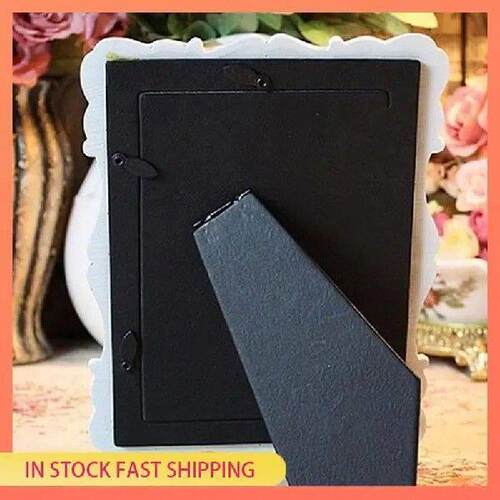 AA05 3Pcs 6 Inch Retro White Photo Frame Photo Display