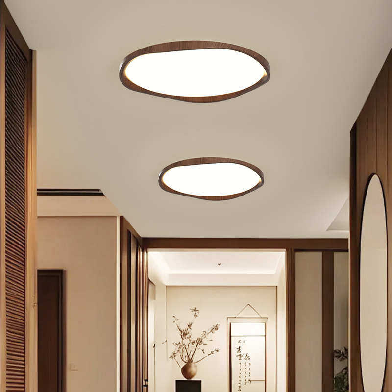 中古风简约现代卧室灯护眼复古高端房间灯胡桃木色书房灯具吸顶灯,家装灯饰光源,智能吸顶灯,淘宝优惠券,粉丝福利购,淘宝优惠卷