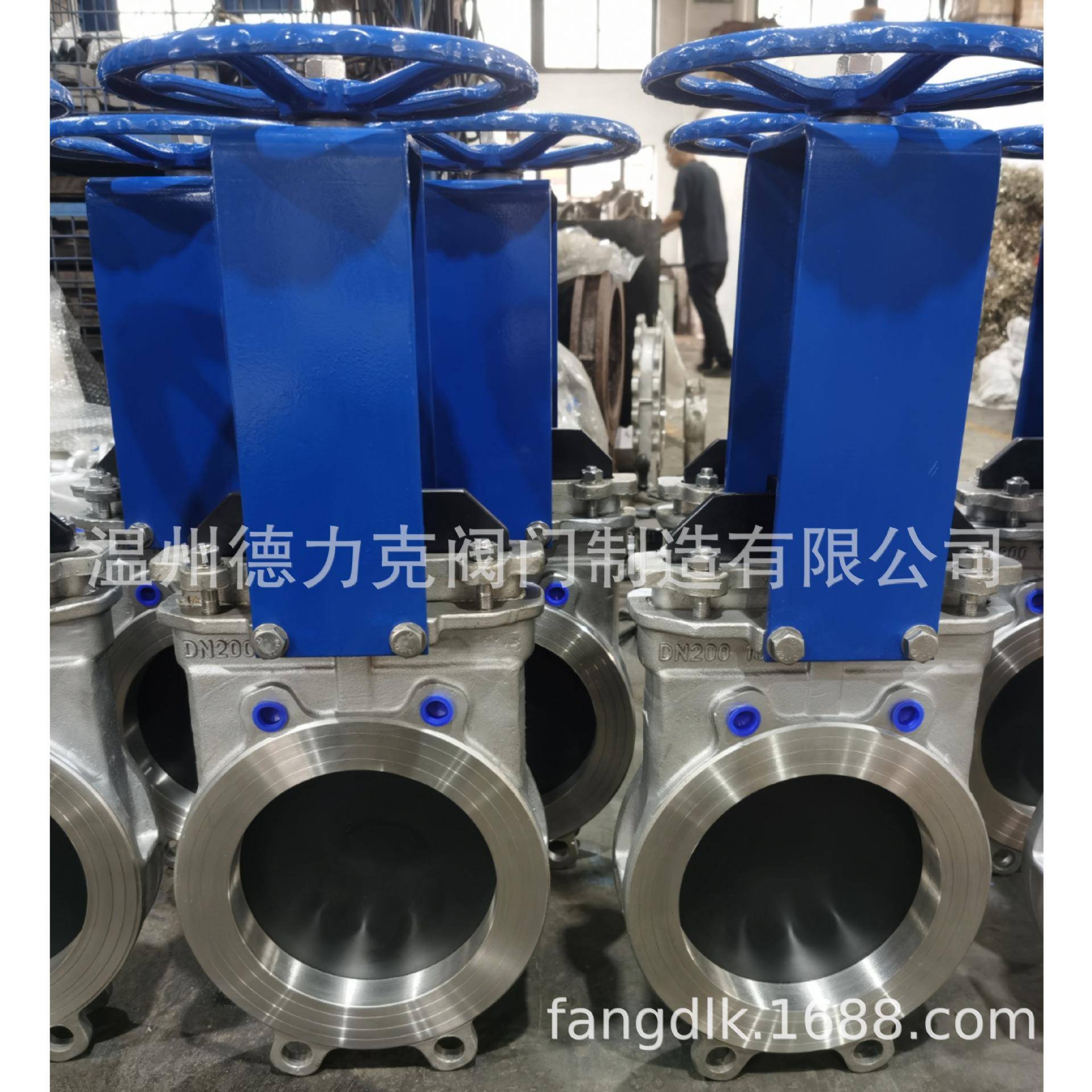喷碳化钨耐磨暗杆式刀闸阀粉料刀闸阀放料口处插板阀德力克阀